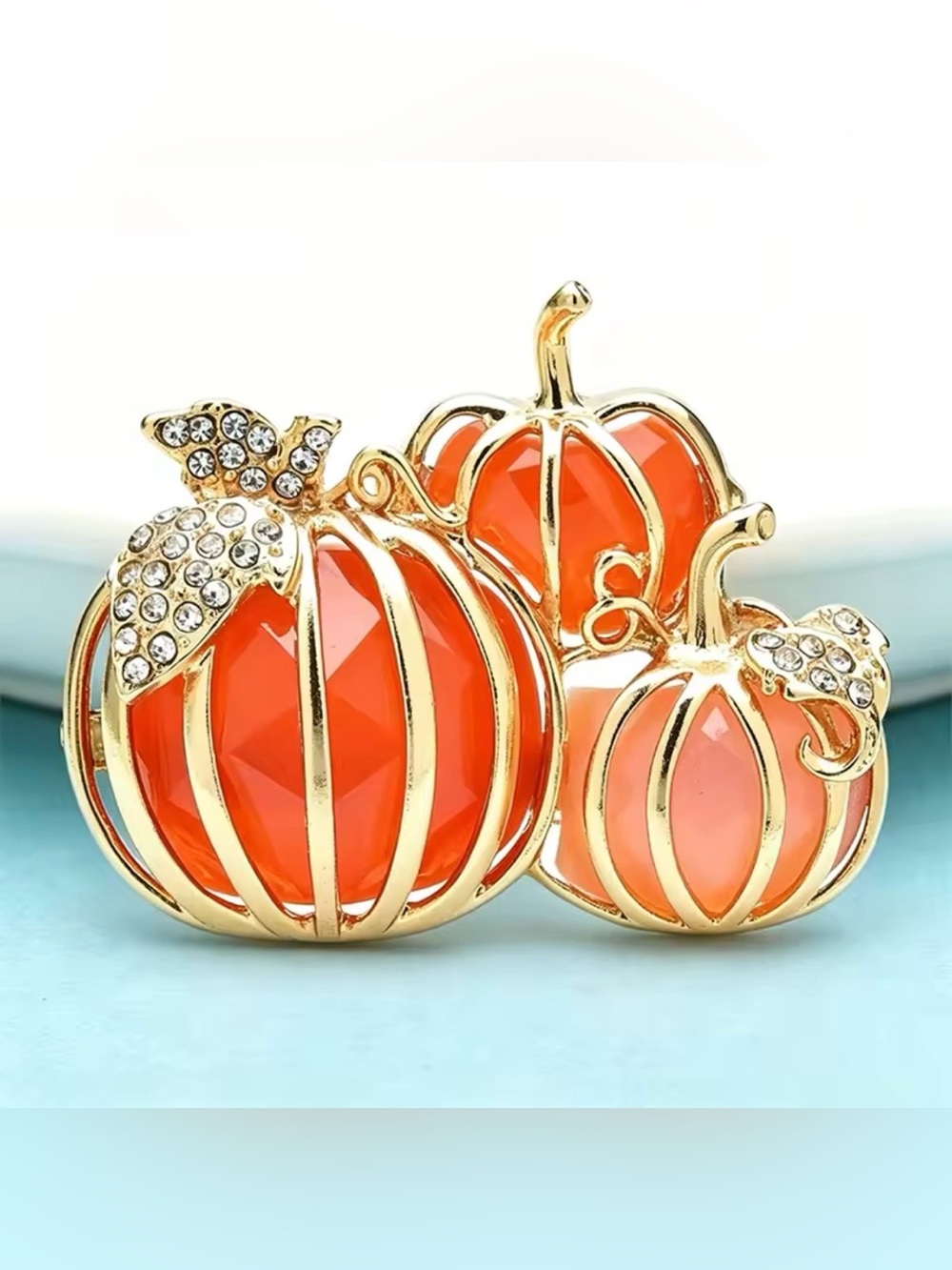 Pumpkin Brooch